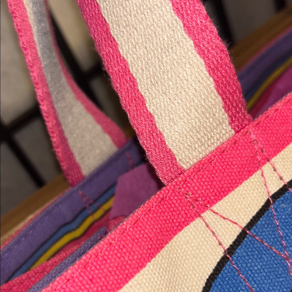 Brighton Multicolor Circular Pattern Tote - image 5